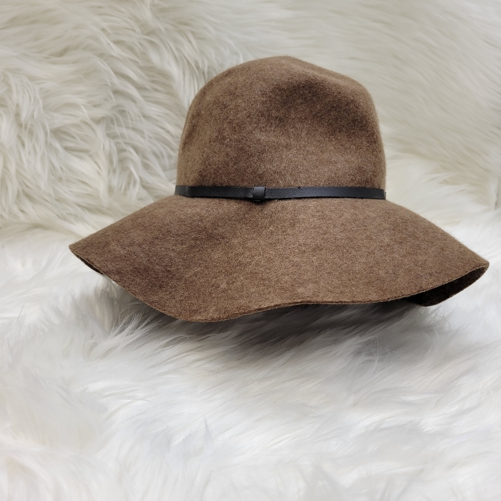 Wool Soft Packable Hat Round Brim - image 2